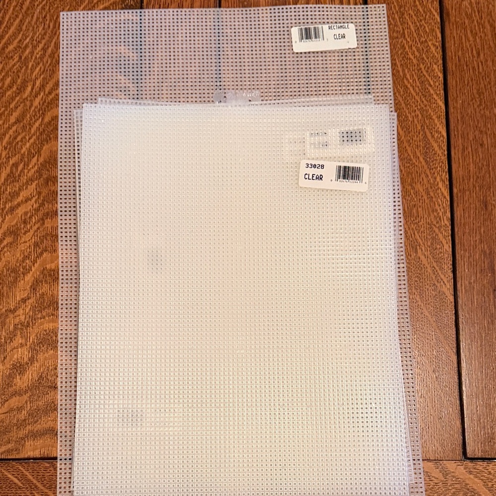 Clear Plastic Canvas Sheets
